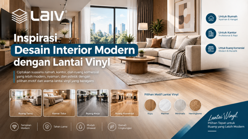 Inspirasi Desain Interior Modern dengan Lantai Vinyl