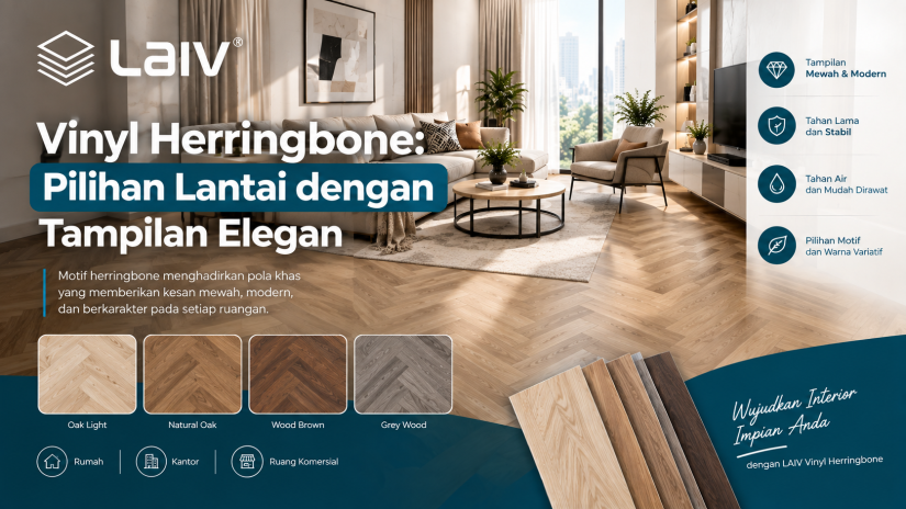 Vinyl Herringbone: Pilihan Lantai dengan Tampilan Elegan